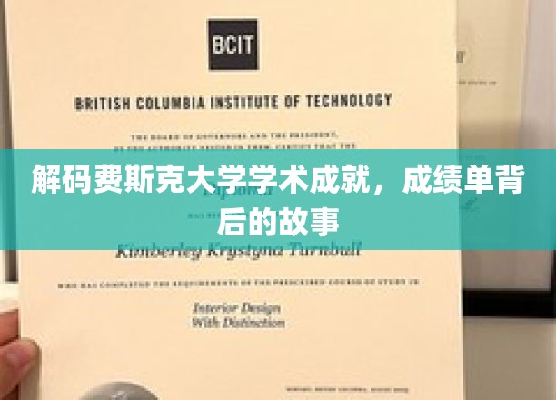 解码费斯克大学学术成就，成绩单背后的故事