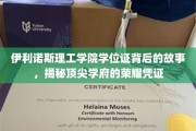 伊利诺斯理工学院学位证，探寻顶尖学府荣耀背后的传奇印记