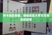 阿卡迪亚荣耀揭秘，文凭背后的真实大学传奇