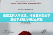 亚洲精英学府风采，揭秘东京工科大学背后的学术实力与广阔就业蓝图