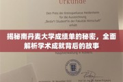 揭秘南丹麦大学成绩单的秘密，全面解析学术成就背后的故事