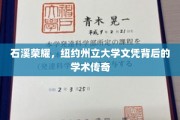 石溪荣耀，纽约州立大学文凭背后的学术传奇