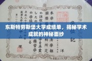 解锁东斯特劳斯堡大学成就榜，一睹学术风采的真容
