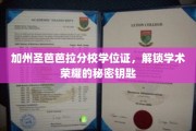 加州圣芭芭拉名校学位证，解锁学术殿堂的神秘钥匙