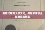 解锁未来职场新天地，新布伦瑞克大学文凭，成就非凡人生起点