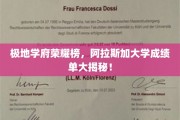 阿拉斯加大学极地荣耀，揭秘学霸成绩单背后的故事