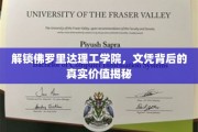佛罗里达理工学院文凭价值探秘，揭秘教育背后的非凡潜力