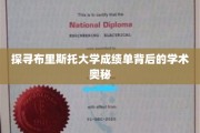 揭开布里斯托大学成绩单的神秘面纱