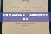 智利学历国际通行证，助力全球职场新起航