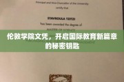 解锁全球视野，伦敦学院文凭，引领教育革新之门