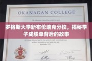 探寻罗格斯大学新布伦瑞克分校学子成绩单背后的独特篇章