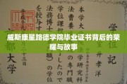 探寻威斯康星路德学院毕业证书背后的传奇印记