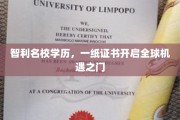 智利名校通行证，解锁世界多元机遇之旅
