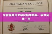 解码东新墨西哥大学学术荣耀，成绩单背后的卓越成就