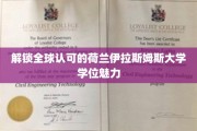 领略荷兰伊拉斯姆斯大学全球学位的独特风采