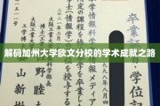 探寻加州大学欧文分校的学术辉煌之旅