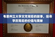 揭开韦恩州立大学文凭的面纱，探寻学历背后的深层价值