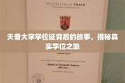 天普大学学位证，探寻真实学位之旅的传奇历程