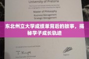 东北州立大学成绩单，学子成长轨迹的隐藏篇章