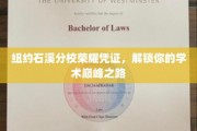 石溪分校荣耀通行证，开启学术巅峰之旅