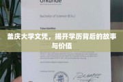 学历背后，釜庆大学文凭的非凡旅程与深层价值