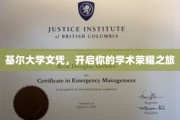 基尔大学文凭，成就非凡学术辉煌起点