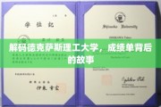 探寻德克萨斯理工大学，揭开成绩单背后的独特篇章