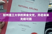 加州理工大学的黄金文凭，开启未来无限可能