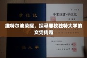 维特尔波之光，揭秘独特大学文凭背后的传奇故事