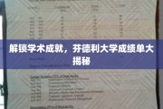 揭秘学府辉煌，芬德利大学成绩单背后的学术奥秘