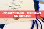 杜伊斯堡大学成绩单背后，探寻学术成就的璀璨瞬间