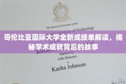 哥伦比亚国际大学成绩单解码，探寻学术辉煌的幕后篇章