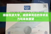 筑波大学揭秘，揭秘学术实力，展望未来教育新篇章