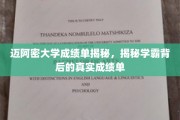 迈阿密学霸成绩单大揭秘，揭秘校园尖子生的真实实力！