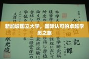 探索狮城学府，新加坡国立大学卓越学历之旅