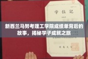 马努考理工学院学子足迹，探寻成绩单背后的辉煌历程