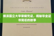 横滨国立大学荣耀凭证，揭秘毕业证书背后的故事