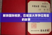 探索匹兹堡大学学位的全球魅力与独特历程