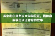 揭秘苏必利尔湖州立大学学位证，学历认证背后的真实面貌