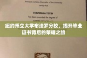 探索纽约州立大学布法罗分校毕业证书背后的辉煌历程