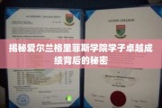 揭开格里菲斯学院学子辉煌成就的神秘面纱