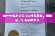 探寻加州弗雷斯诺分校学子卓越学绩背后的学术传奇