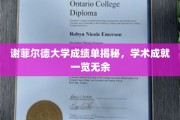 探索谢菲尔德大学真实成绩单背后的学术辉煌