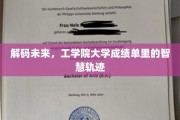 未来洞察，揭秘工学院大学成绩单中的创新足迹