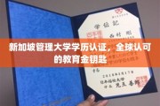 新加坡管理大学学位通行全球，开启国际职场新篇章