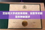 揭开芝加哥大学成绩单的秘密，探寻顶尖学府的学术奥秘