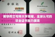 荷兰屯特大学荣耀揭晓，国际认可证书背后的独特魅力