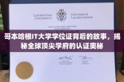 哥本哈根IT大学学位证之谜，揭秘国际精英培养的认证传奇