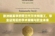 荷兰代尔夫特理工，精英摇篮里的学术辉煌与璀璨职业前景