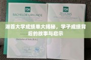湖首大学成绩单背后的精彩人生解码